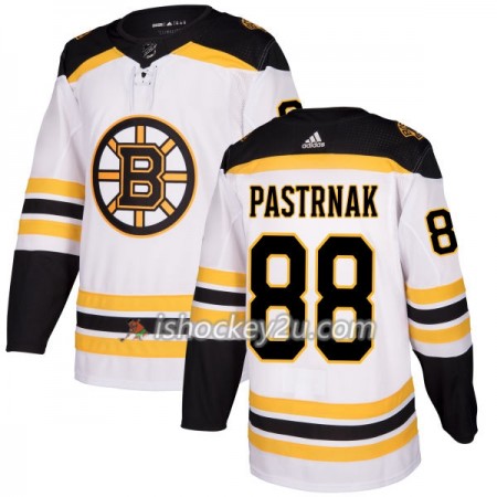 Mænd NHL Boston Bruins Trøje David Pastrnak 88 Adidas 2017-2018 Hvid Authentic